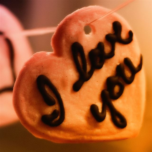 1024x1024 I Love You 2 - black iPad Wallpaper