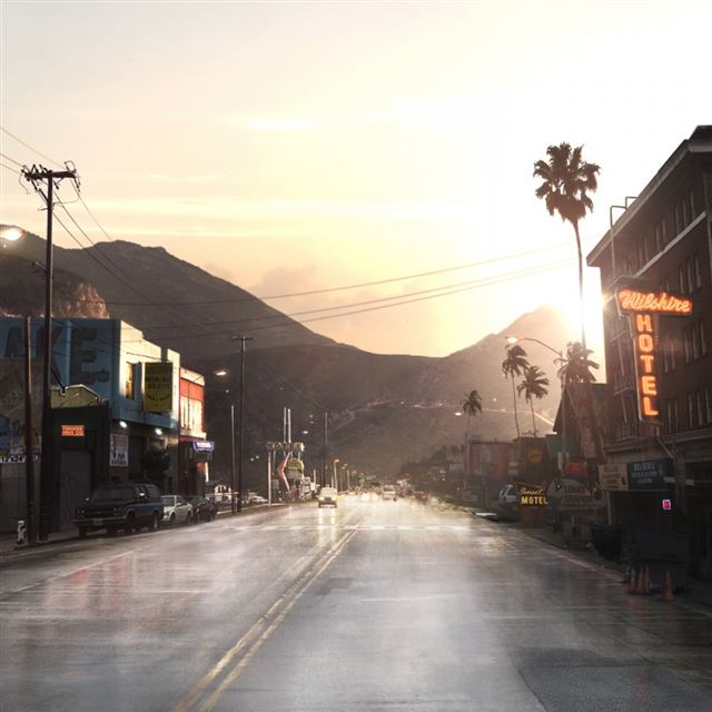 1024x1024 Need For Speed Undercover 2 - town iPad Wallpaper