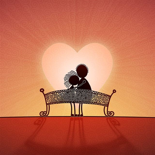 1024x1024 You Are In Love - chair iPad Wallpaper