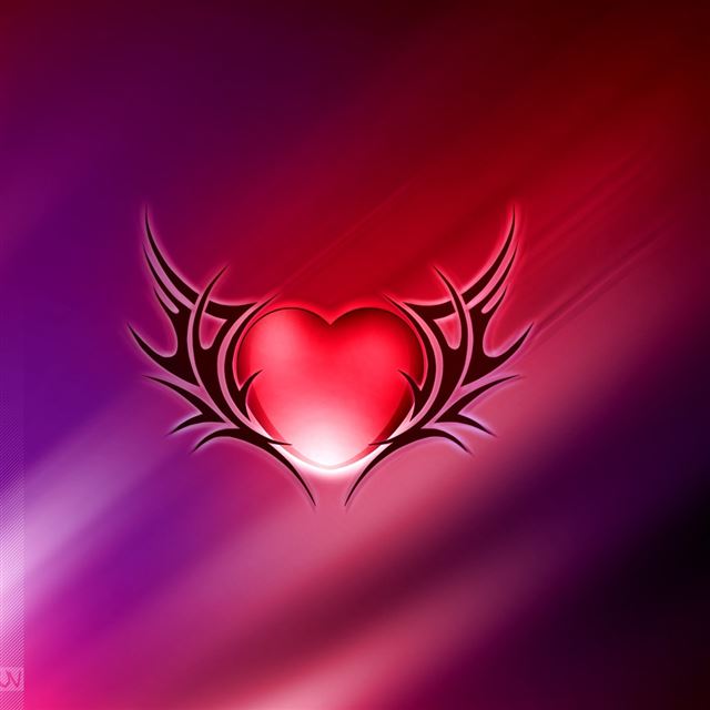1024x1024 Wings Of Love -  iPad Wallpaper