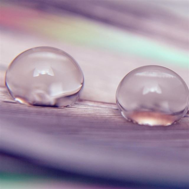 1024x1024 Water Drops - drops iPad Wallpaper