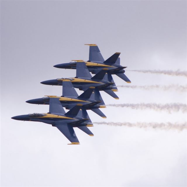 1024x1024 Mcdonnell Douglas Fa18 Hornet - yellow iPad Wallpaper