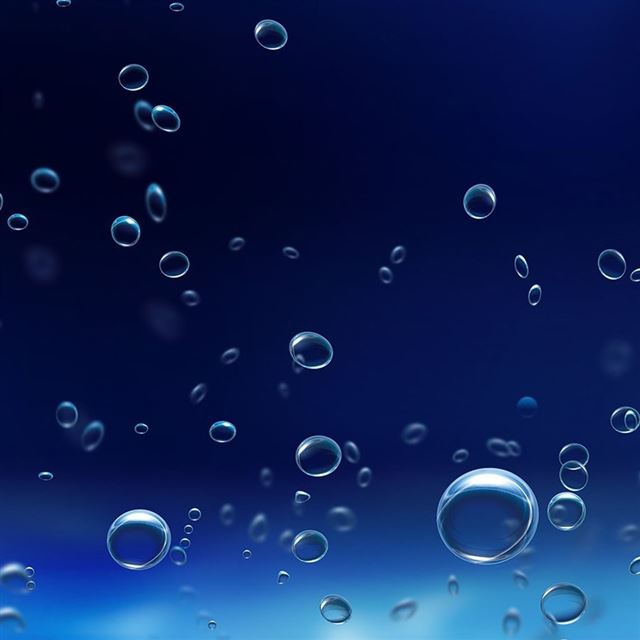 1024x1024 Underwater Bubbles -  iPad Wallpaper