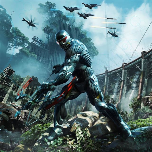 1024x1024 Crysis 3 - tree iPad Wallpaper