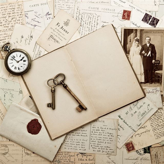 1024x1024 Vintage Staff -  iPad Wallpaper