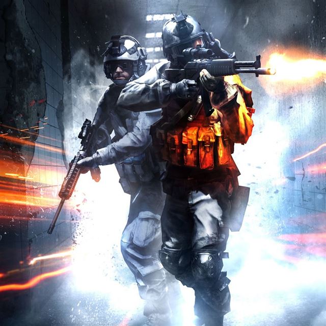 1024x1024 Battlefield 17 - soldier iPad Wallpaper