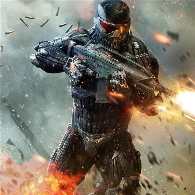 1024x1024 Crysis 2 Shooter Video Game - game iPad Wallpaper