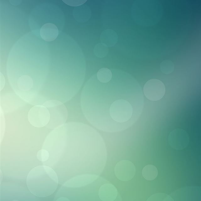 1024x1024 Digital Bokeh - green iPad Wallpaper