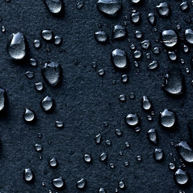 1024x1024 Water Drops Dark Background - drops iPad Wallpaper