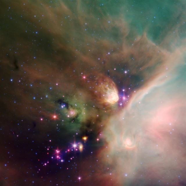 1024x1024 Colorful Galaxy - star iPad Wallpaper