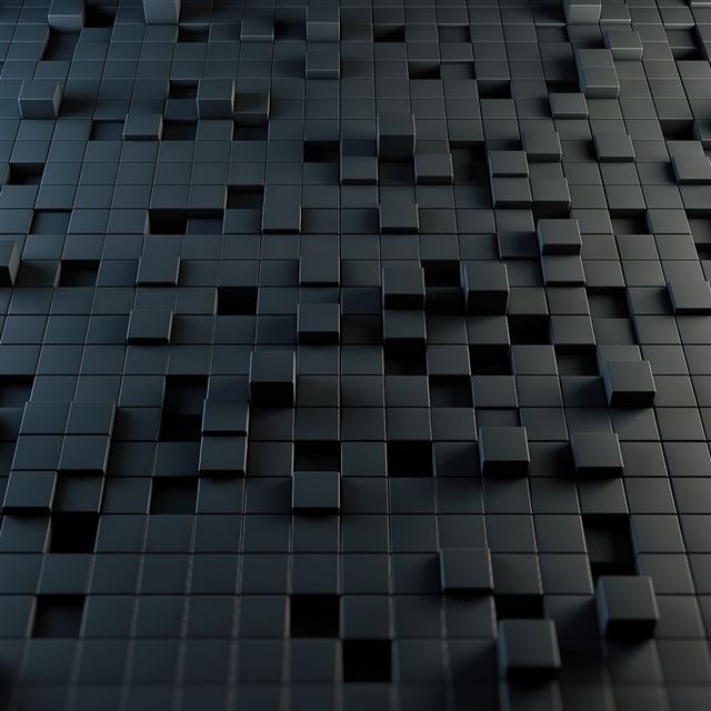 1024x1024 Cubes 3D - cell iPad Wallpaper