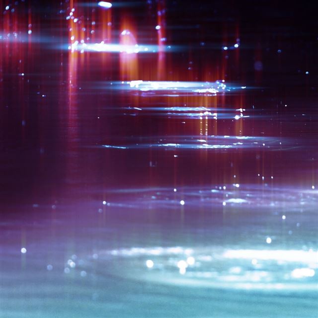 1024x1024 Colorful Water Surface - wave iPad Wallpaper