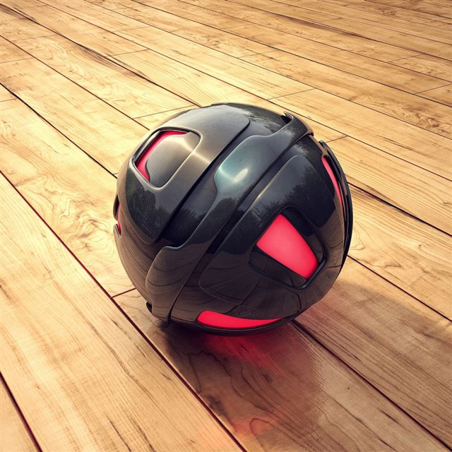 1024x1024 3D Sphere - floor iPad Wallpaper