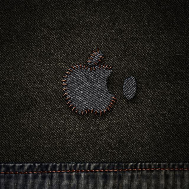 1024x1024 Computers Apple Denim stripe - computers iPad Wallpaper