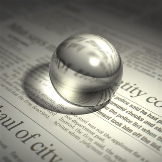 1024x1024 Glass Ball - ball iPad Wallpaper