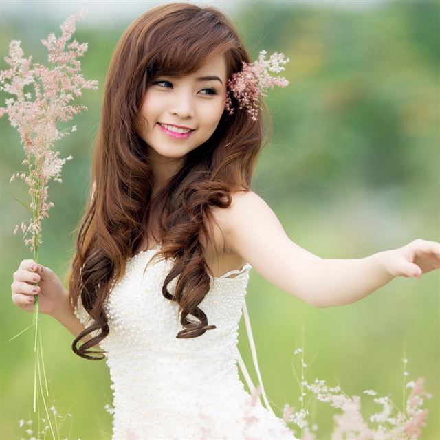 1024x1024 Girl Nature - girl iPad Wallpaper