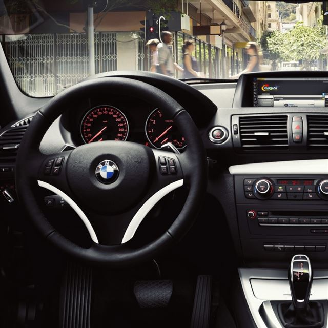 1024x1024 Bmw Interior - car iPad Wallpaper