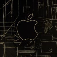 Apple Logo Sketch wallpaper