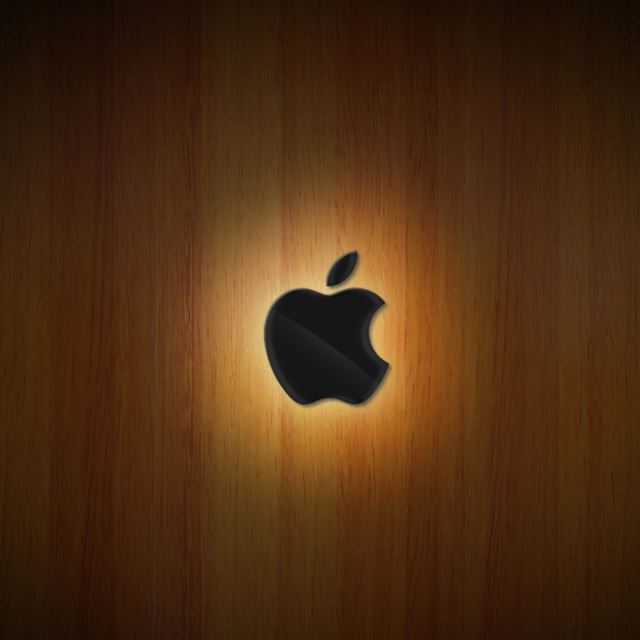 1024x1024 Apple Wood - apple iPad Wallpaper