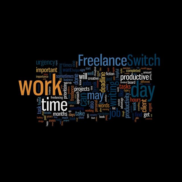 1024x1024 Freelance Switch Work Time - letter iPad Wallpaper