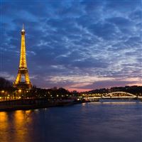 Eiffel Tower Sunset wallpaper