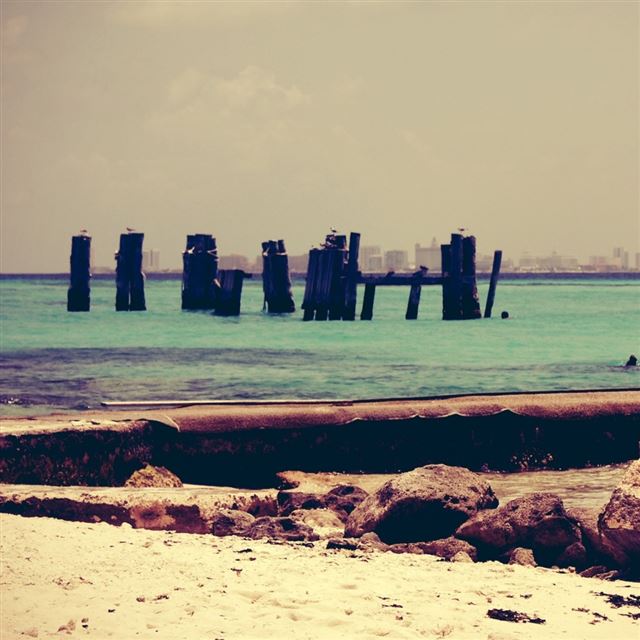 1024x1024 Old Harbour - old iPad Wallpaper