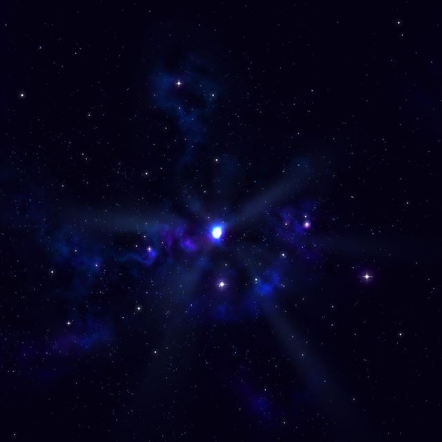 1024x1024 Shining Star In Space - star iPad Wallpaper