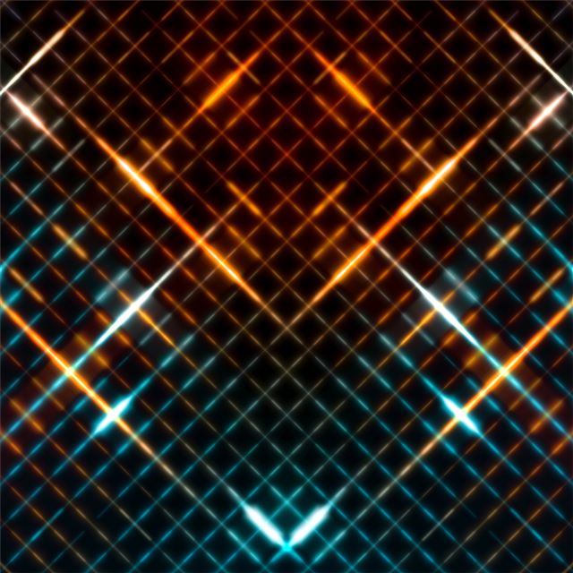 1024x1024 shining fence abstract 4k - digital art iPad Wallpaper