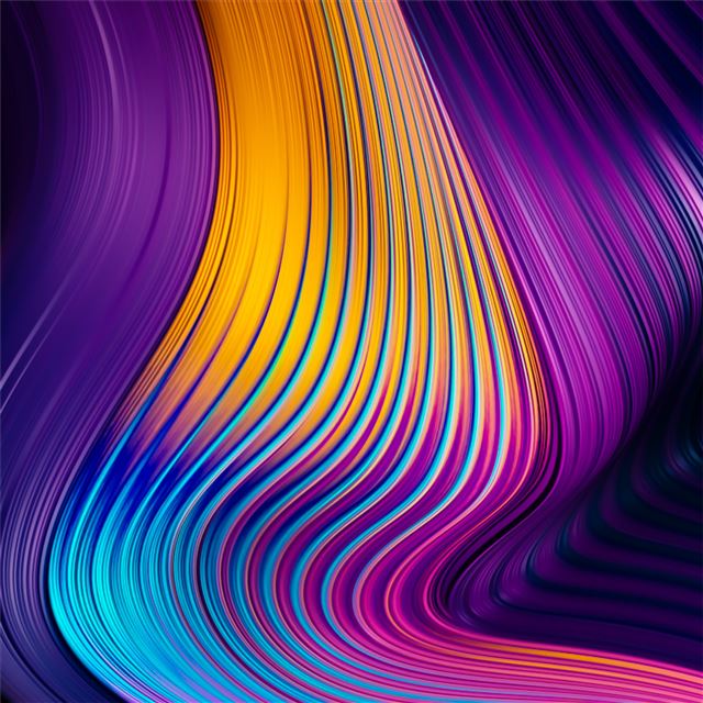 1024x1024 colors falling from top abstract 4k - digital art iPad Wallpaper
