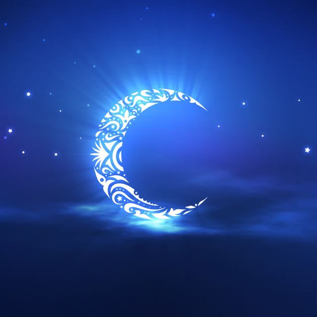 1024x1024 Holy Ramadan Moon - star iPad Wallpaper