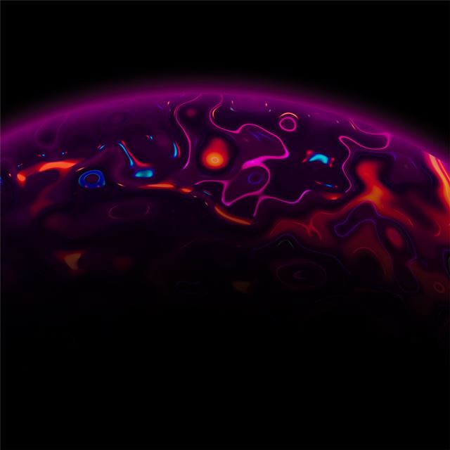 1024x1024 lava planet abstract 4k - digital art iPad Wallpaper