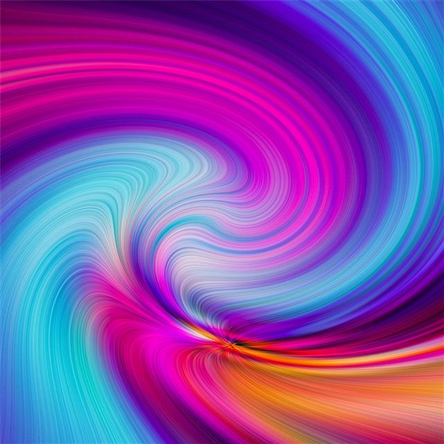 1024x1024 colorful colors swirl 4k - digital art iPad Wallpaper