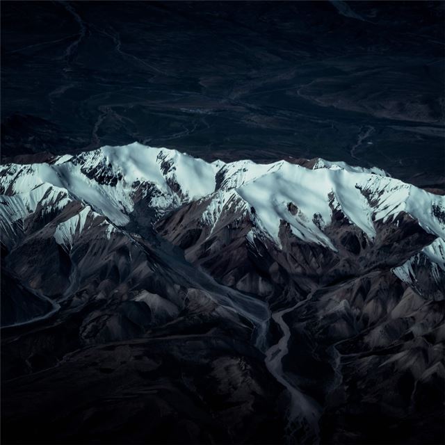 1024x1024 glacier mountain 8k - 5k iPad Wallpaper