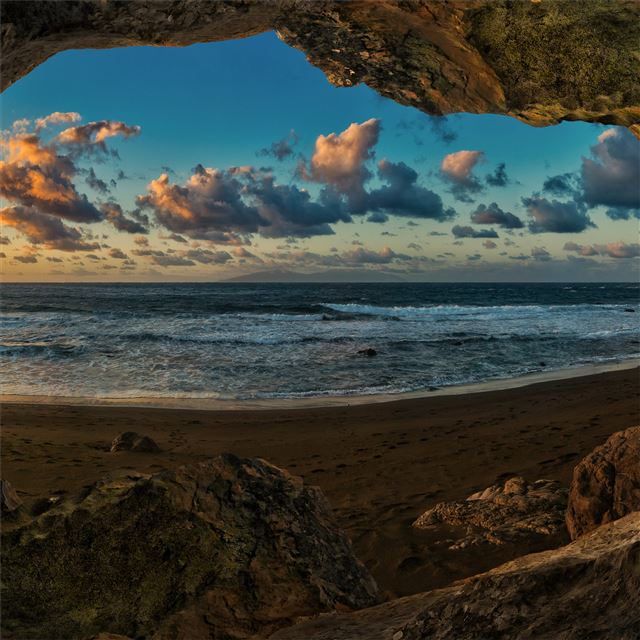 1024x1024 canary islands 4k - island iPad Wallpaper