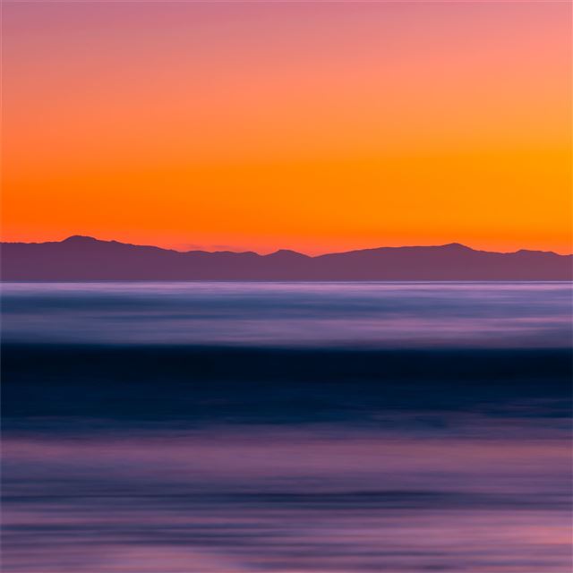1024x1024 sea long exposure sunset 5k - sunrise iPad Wallpaper
