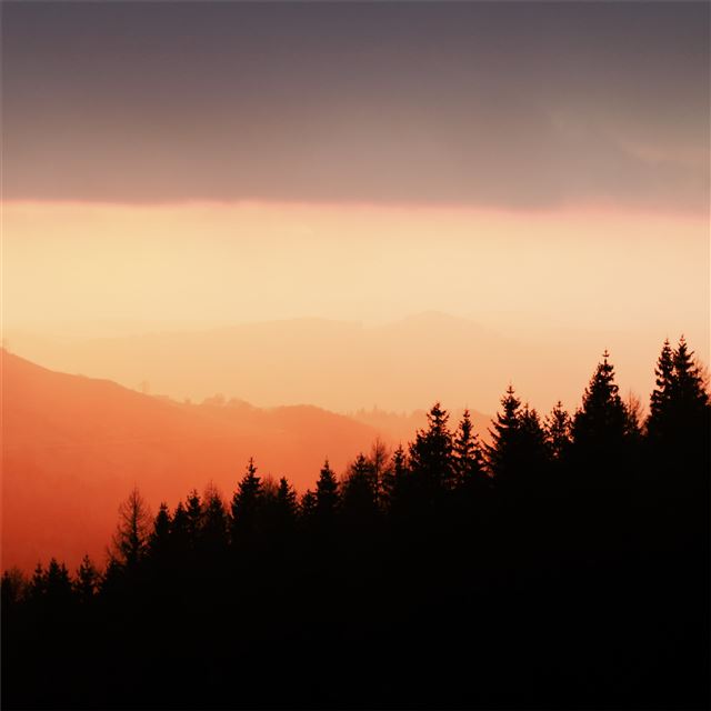 1024x1024 sunset over cantal 5k - sunset iPad Wallpaper