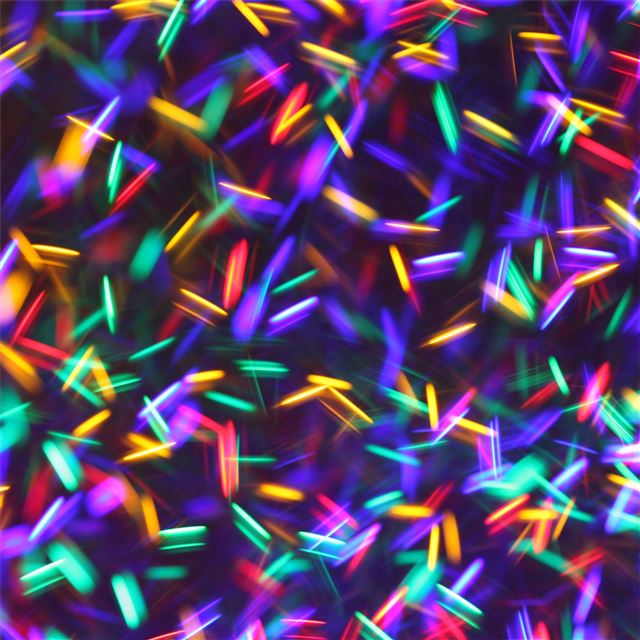 1024x1024 lights abstract art 4k -  iPad Wallpaper