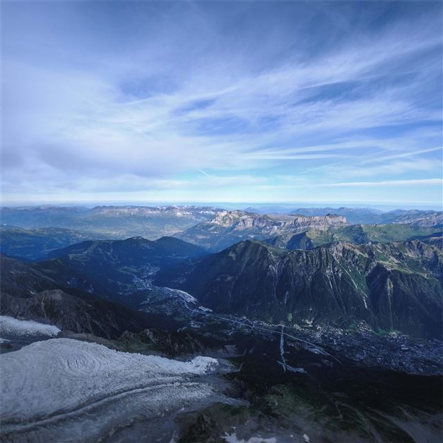 1024x1024 mountain ranges 4k 5k - mountains iPad Wallpaper