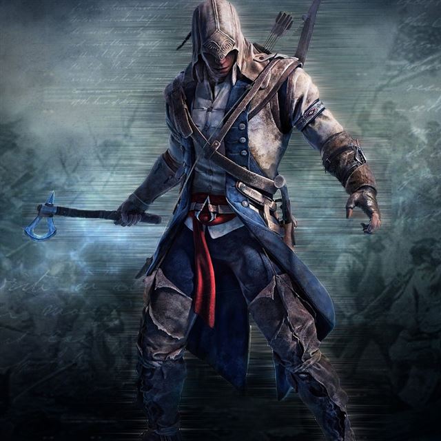 1024x1024 Assasins Creed 3 - brown iPad Wallpaper