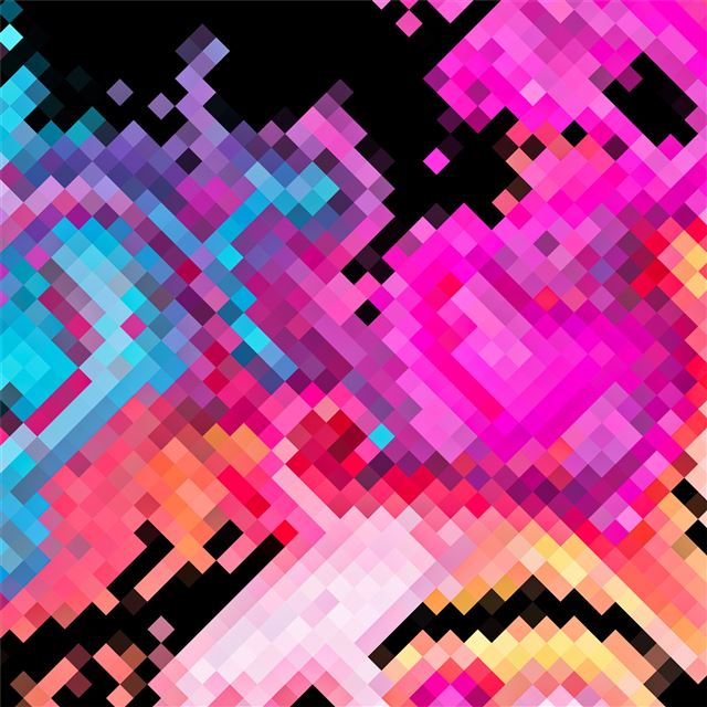 1024x1024 4k abstract colorful -  iPad Wallpaper