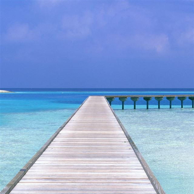 1024x1024 Beach Way - beach iPad Wallpaper