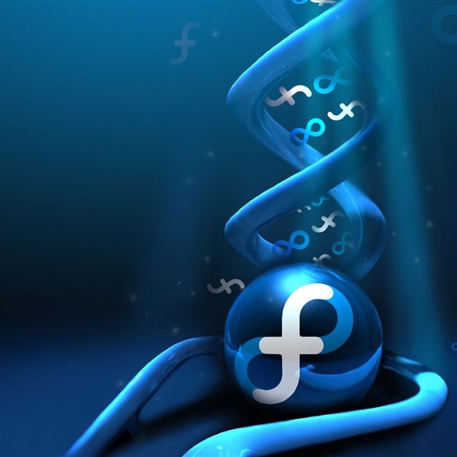 1024x1024 Fedora Os - cyan iPad Wallpaper