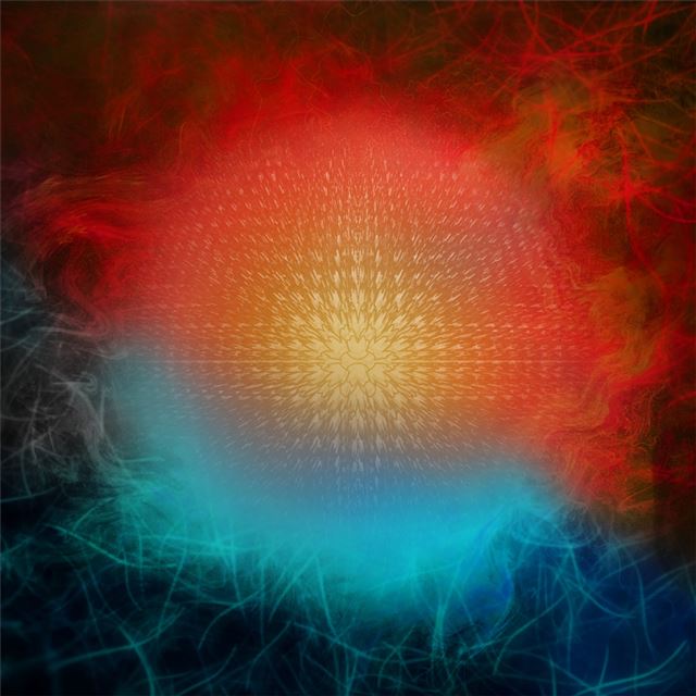 1024x1024 abstract digital art render 4k -  iPad Wallpaper