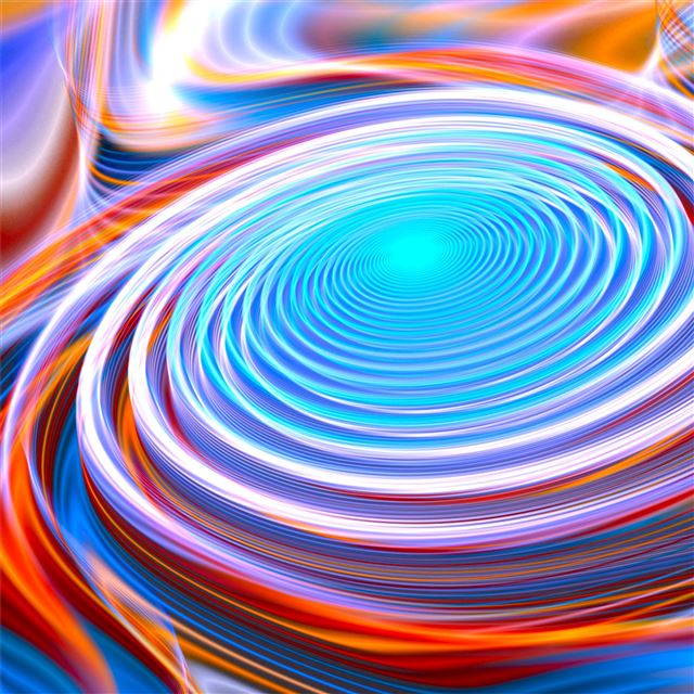 1024x1024 vortex colorful 4k -  iPad Wallpaper