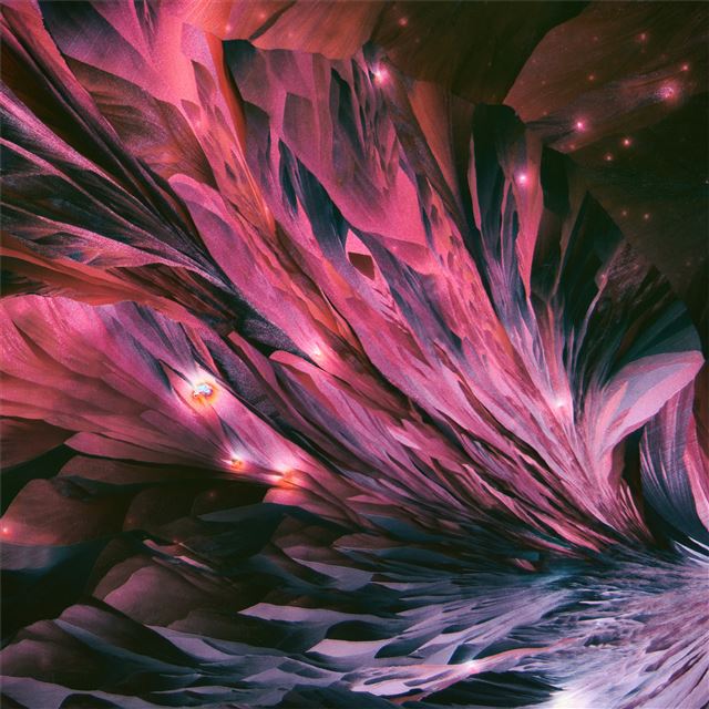 1024x1024 ruby abstract 4k - 4k iPad Wallpaper