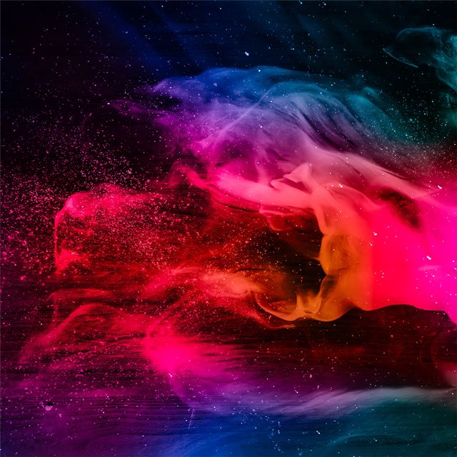 1024x1024 abstract smoke delusion colorful - digital art iPad Wallpaper