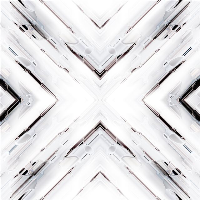 1024x1024 white render abstract art 4k - abstract iPad Wallpaper
