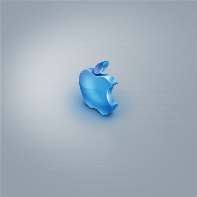 1024x1024 Blue Apple - apple iPad Wallpaper