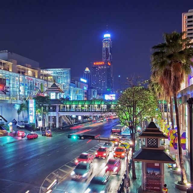 1024x1024 Thailand Bangkok - tree iPad Wallpaper