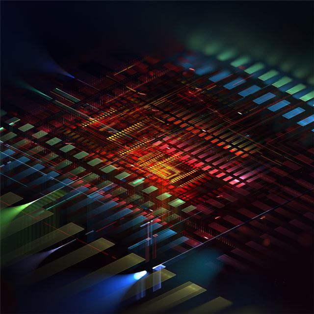 1024x1024 led layer 4k - deviantart iPad Wallpaper